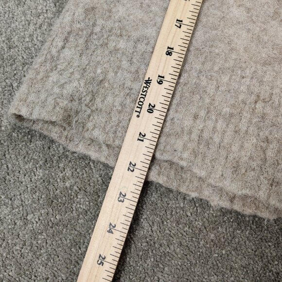 J. Crew Women's Knit Sweater Sz Small Alpaca Wool Beige Minimalist Simple Daily - Picture 7 of 8